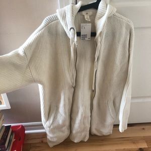 Brand new knit hooded cardigan!